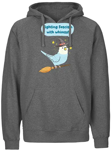 Whimsy Wellensittich - Witch, witchy - Fairtrade Hoodie