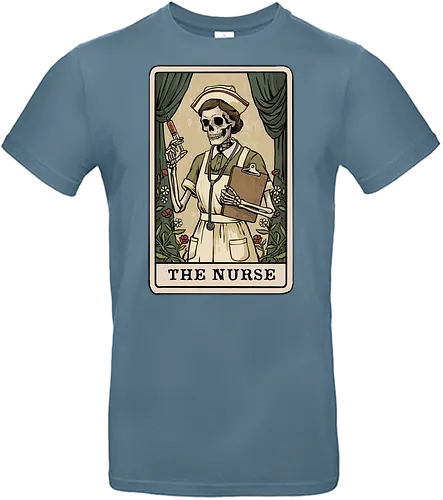 The Nurse Tarot Card - tarot, astrology, halloween, horror, magic, medical, nurse, nursing, occult, spooky, tarot card, tarot deck, the nurse, witch, witchcraft - Standard T-Shirt