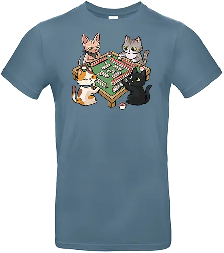 Cat Mahjong - mahjong, board games, boardgame, cat, dice, dungeon master, gambling, game night, strategy, kitten, las vegas, lucky cat, mahjong queen, meow, player - Standard T-Shirt