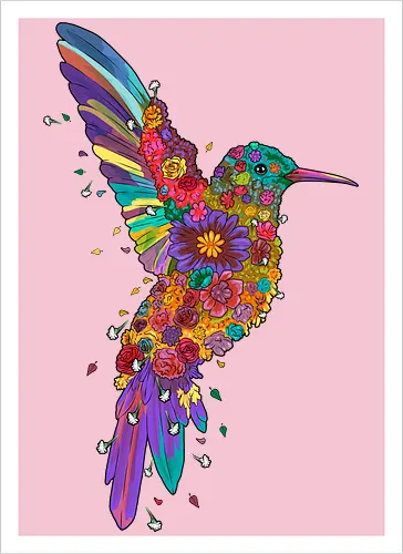 Floral Hummingbird