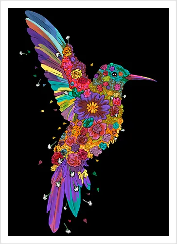 Floral Hummingbird