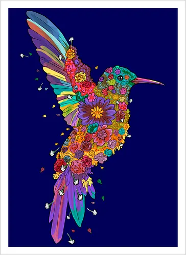 Floral Hummingbird