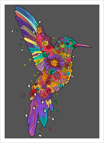 Floral Hummingbird
