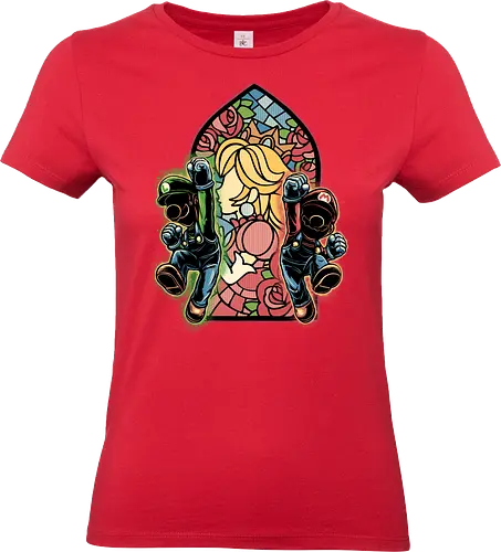 Stained Glass of Hope - Gaming, gamer, video game, retro gamer, movie, adventure, animation, animated - Standard T-Shirt (Frauen)