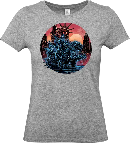 Rise of the Radioactive Beast - Movie, film, character, giant, monster, creature - Standard T-Shirt (Frauen)