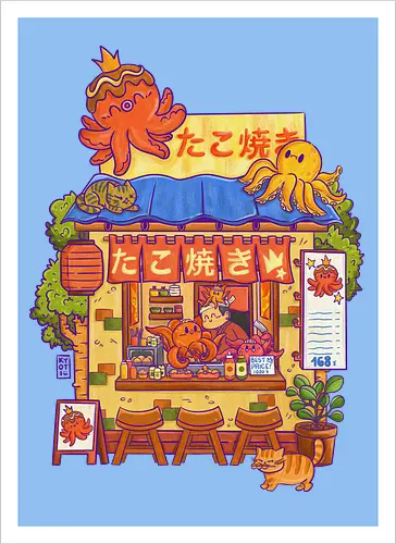 Takoyaki Stand