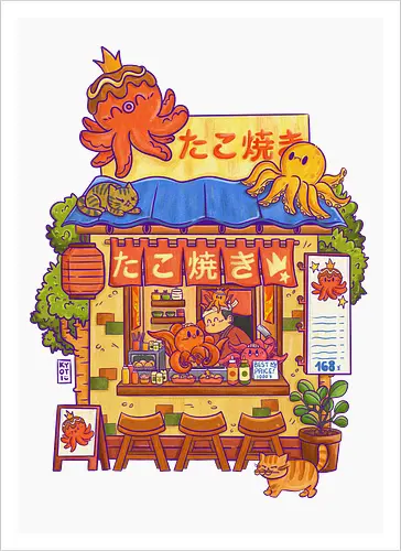 Takoyaki Stand