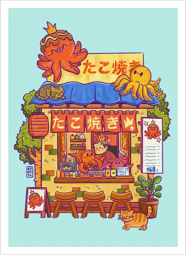 Takoyaki Stand