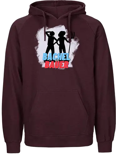 Achsel Folee - Bachel vs Bauer - Fairtrade Hoodie