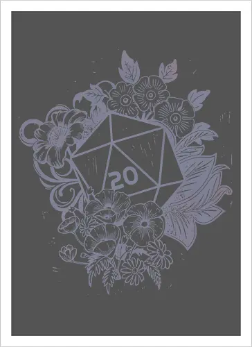 D20 Linocut