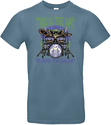 This is the way to rock the galaxy - Movie, film, galaxy, galactic, sci-fi, science fiction, funny, cute, rockstar - Standard T-Shirt