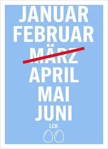 MRZ LCK EIER Kalender