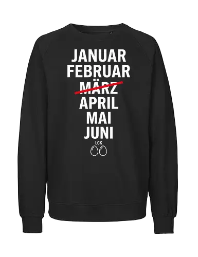 MRZ LCK EIER Kalender - Fairtrade Sweatshirt