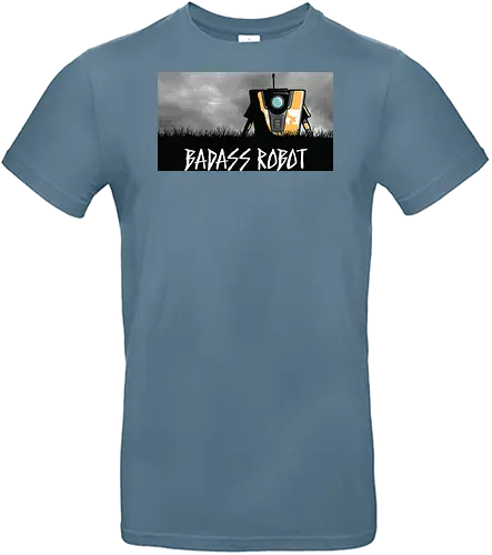 Badass Roboter - Claptrap Gaming - Claptrap Kunst, Gaming, Badass Roboter, Planet Pandora, Geek Kleidung, Gamer T-Shirt, Gearbox Software, Nerd Humor, minimalistischer Streetwear, Geek Geschenk, Claptrap Shirt, Looter Shooter, minimalistische Spiel Kunst, charismatischer Roboter, Gamer Kultur - Standard T-Shirt