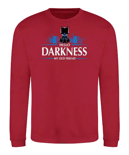 Hello darkness my old friend - simon and garfunkel, music, hello darkness, funny, cute - Sweatshirt