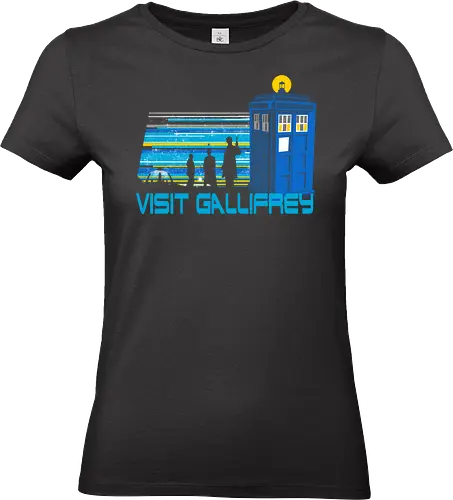 Visit Gallifrey - Doctor, tardis, matt smith, david tennant, scifi, tv show, classic scifi, science fiction - Standard T-Shirt (Frauen)
