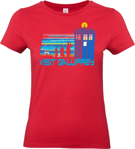 Visit Gallifrey - Doctor, tardis, matt smith, david tennant, scifi, tv show, classic scifi, science fiction - Standard T-Shirt (Frauen)