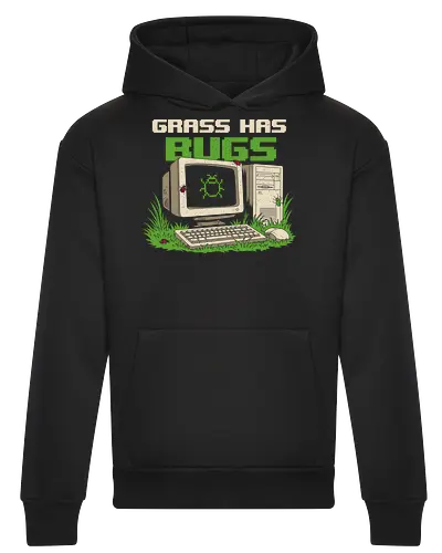 Grass Has Bugs Retro Computer Humor