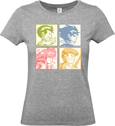 Detective Gang - anime, 90s, manga, detective, spiritual, classic anime, classic, gang - Standard T-Shirt (Frauen)