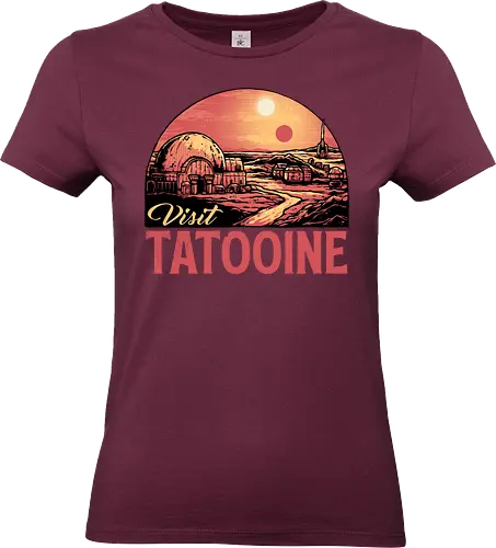 Visit Tatooine - Movie, film, galaxy, galactic, sci-fi, science fiction - Standard T-Shirt (Frauen)