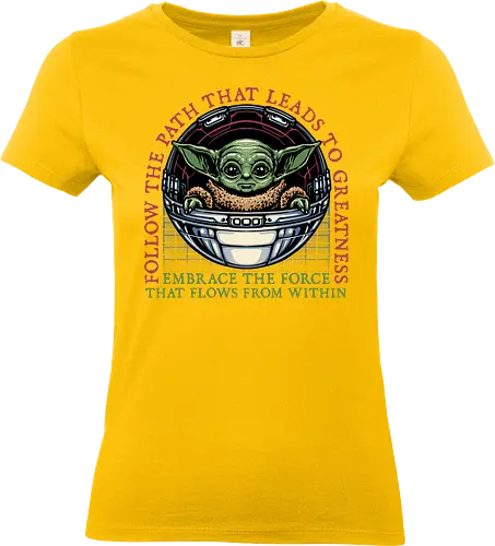 Path that leads to greatness - Movie, film, galaxy, galactic, sci-fi, science fiction - Standard T-Shirt (Frauen)