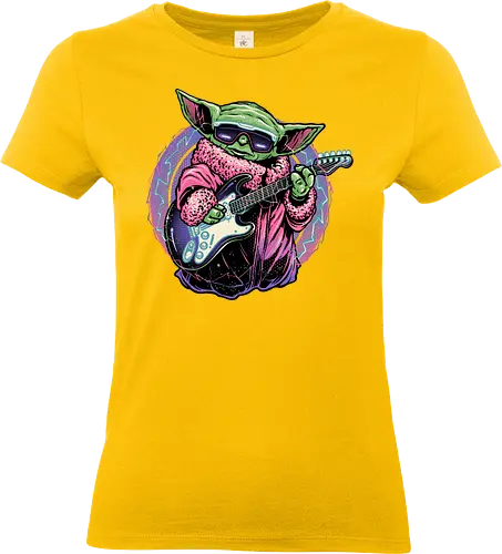 Electric Galaxy - Movie, film, galaxy, galactic, sci-fi, science fiction, funny, cute, rockstar - Standard T-Shirt (Frauen)