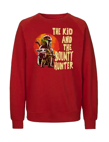 The kid and the bounty hunter - Space Opera, scifi, science fiction, tv show, bounty hunter - Fairtrade Sweatshirt