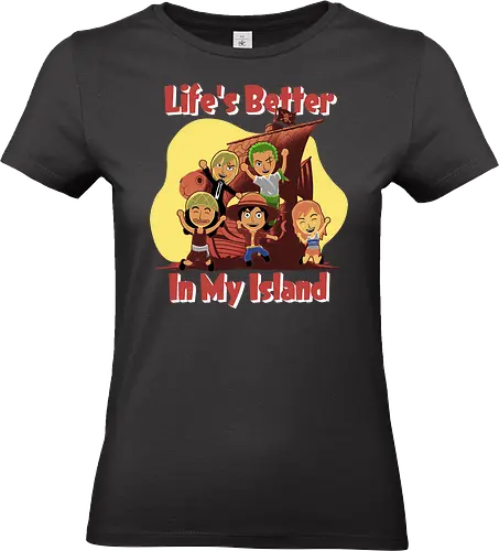 In My Island - Tomodachi, Mii, Pirate - Standard T-Shirt (Frauen)