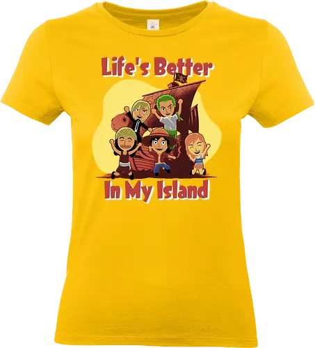 In My Island - Tomodachi, Mii, Pirate - Standard T-Shirt (Frauen)