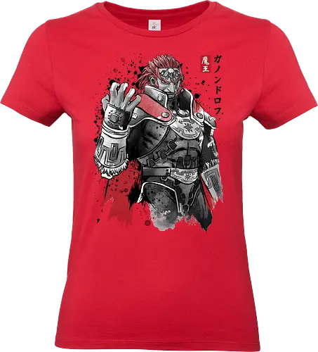 The evil king sumi e - video games, gamer, gaming, sumi e, retro, cute, japanese art, Princess - Standard T-Shirt (Frauen)