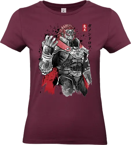 The evil king sumi e - video games, gamer, gaming, sumi e, retro, cute, japanese art, Princess - Standard T-Shirt (Frauen)