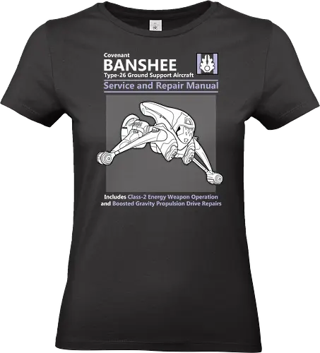 Banshee Halo Covenant Technisches Handbuch Kunst – Type-26 Bodenunterstützung Flugzeug Blueprint - Covenant Halo, Bungie 343 Industries, Banshee Halo Kunst, Type-26 Flugzeug, Geek Kleidung, Gamer T-Shirt, Halo Serie, fiktives technisches Handbuch, Banshee Blueprint, Sci-Fi Gamer, minimalistischer Streetwear, Geek Geschenk, Halo Shirt, militärisches technisches Design, Spiel technisches Diagramm - Standard T-Shirt (Frauen)