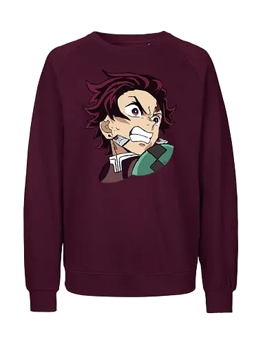 Tanjiro Kamado- Kimetsu no Yaiba fanart  - Slayer, anime, anime and manga, anime art, anime fanart, anime character - Fairtrade Sweatshirt