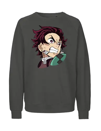 Tanjiro Kamado- Kimetsu no Yaiba fanart  - Slayer, anime, anime and manga, anime art, anime fanart, anime character - Fairtrade Sweatshirt