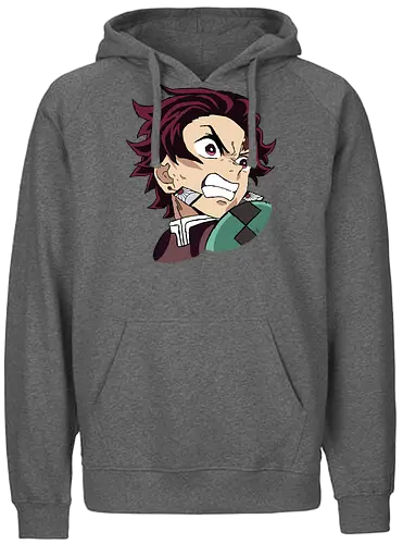 Tanjiro Kamado- Kimetsu no Yaiba fanart  - Slayer, anime, anime and manga, anime art, anime fanart, anime character - Fairtrade Hoodie