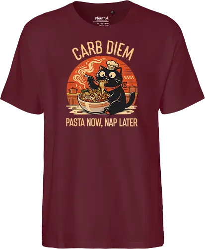 Schwarze Katze Pasta Retro Design