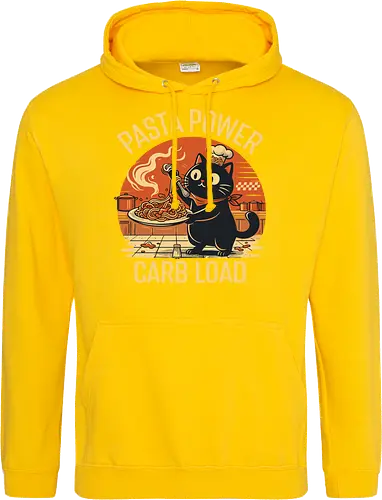 Lustige Katze Carb Load Retro Design