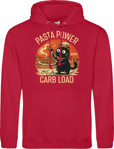 Lustige Katze Carb Load Retro Design