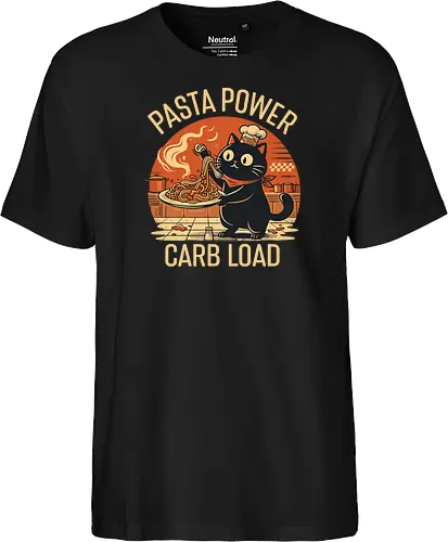 Lustige Katze Carb Load Retro Design
