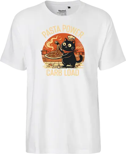 Lustige Katze Carb Load Retro Design