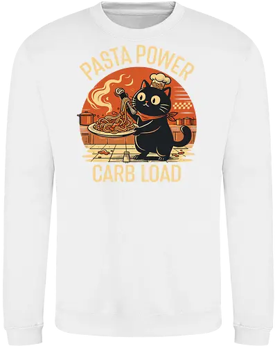 Lustige Katze Carb Load Retro Design