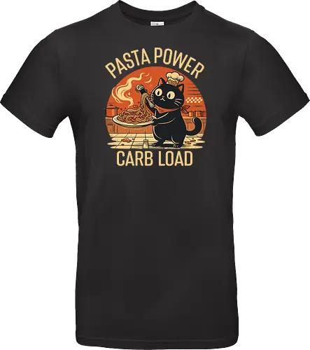 Lustige Katze Carb Load Retro Design