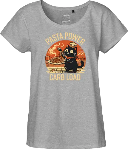 Lustige Katze Carb Load Retro Design