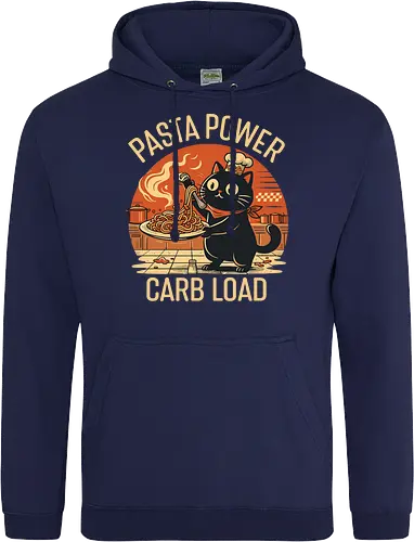 Lustige Katze Carb Load Retro Design