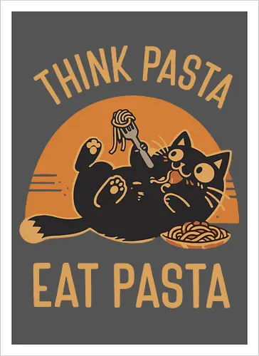 Süße Schwarze Katze Retro Design