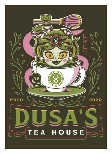 Dusa Green Tea Emblem