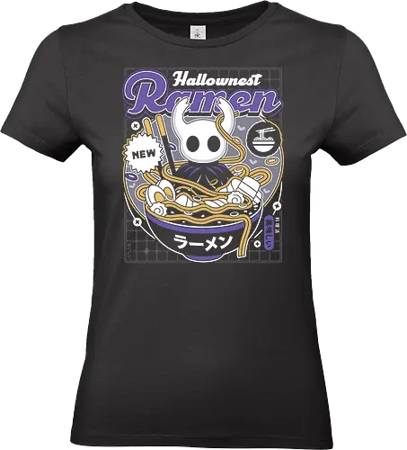 Hallownest Ramen Aesthetic - Bug Knight, hallownest, grub, the knight, hollow, knight, hornet, ramen, bugs, indie game, shade, gamer, gaming, video games, pale king - Standard T-Shirt (Frauen)