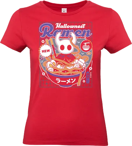 Hallownest Ramen Aesthetic - Bug Knight, hallownest, grub, the knight, hollow, knight, hornet, ramen, bugs, indie game, shade, gamer, gaming, video games, pale king - Standard T-Shirt (Frauen)