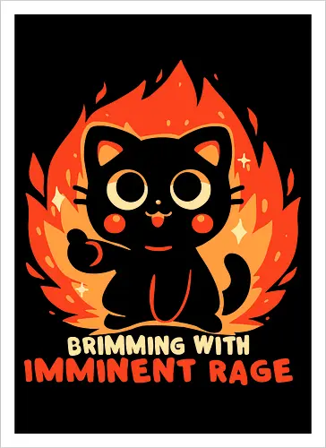 Brimming with Imminent Rage