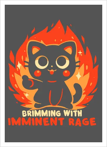 Brimming with Imminent Rage